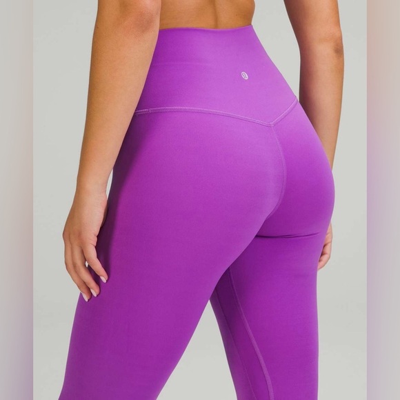 Lululemon Align High-Rise Pant 25" Moonlit Magenta Size 10 - Picture 3 of 7